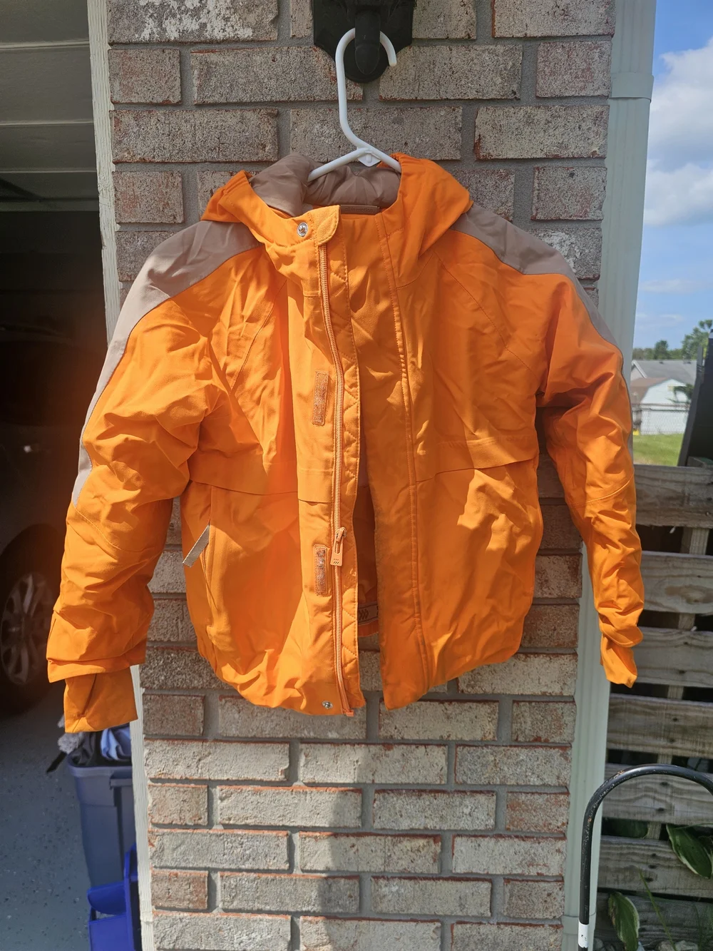 all in motion Bright Orange Kids Puffer Jacket